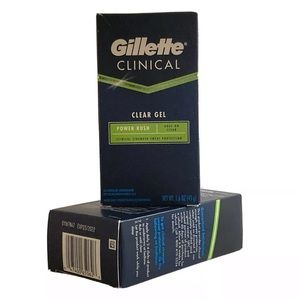 Gillette Clinical Men's Antiperspirant Deodorant Power Rush Clear Gel Exp 03/22